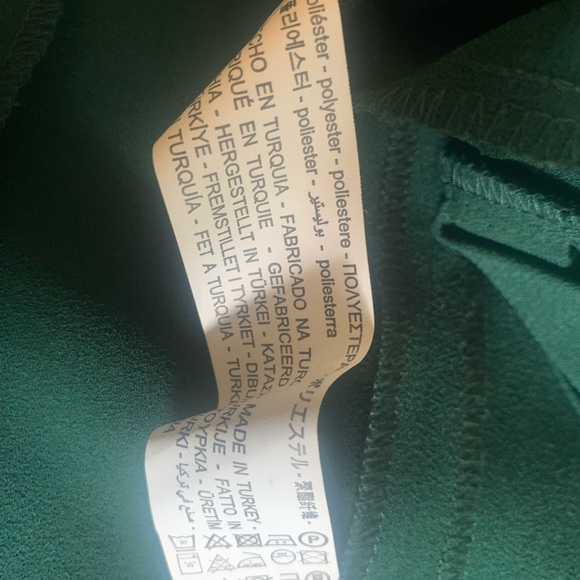 Zara, emerald green dress, size XS - Picture 5 of 5